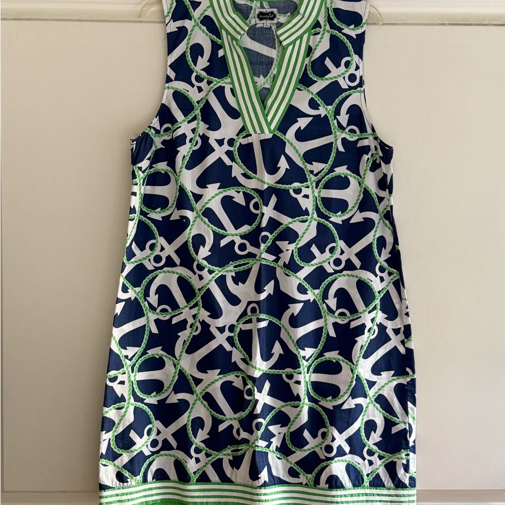 Mudpie Nautical Patterned Midi Dress